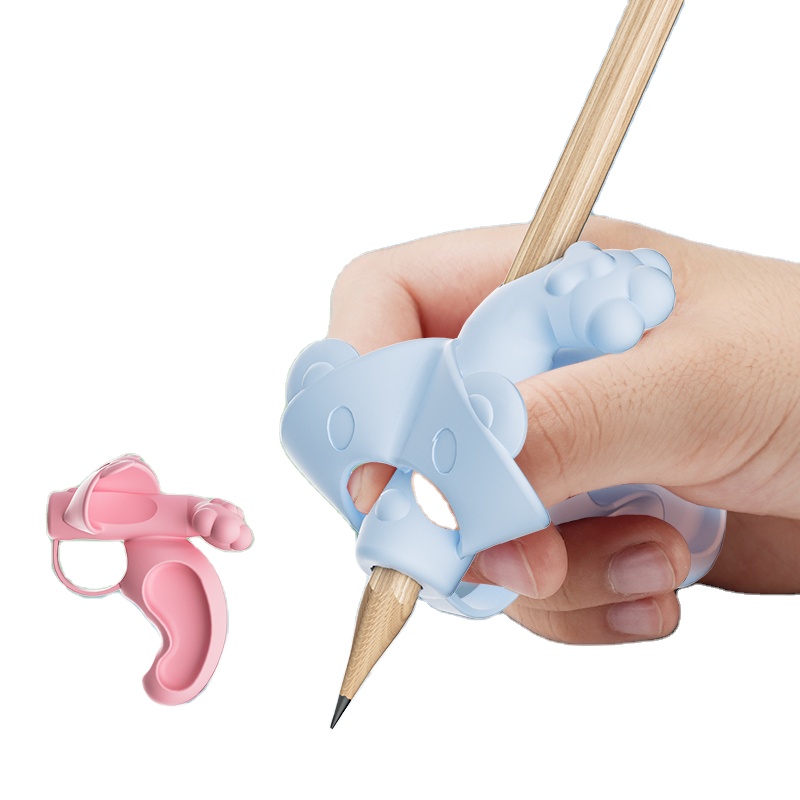 Silica Gel Pen Set: Adorable Stationery Gift Box for Children with Mechanical Pencils, Candies, and Pastel Combs 15.4*11.5*4cm