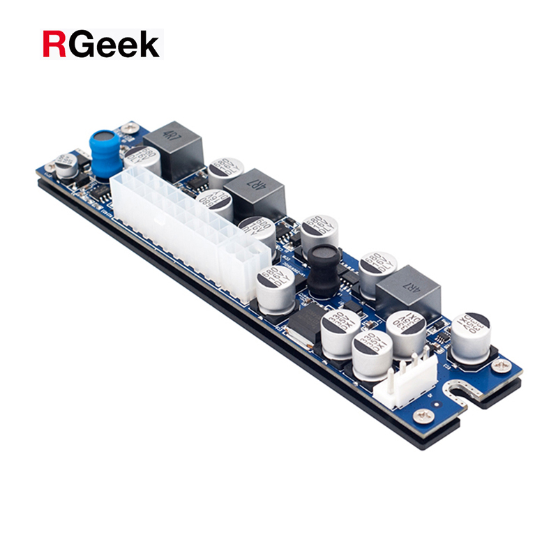 RGeek DC ATX Peak Pico PSU 19 в 200 Вт ATX переключатель для майнинга 24pin MINI ITX ATX пк источник питания для компьютера