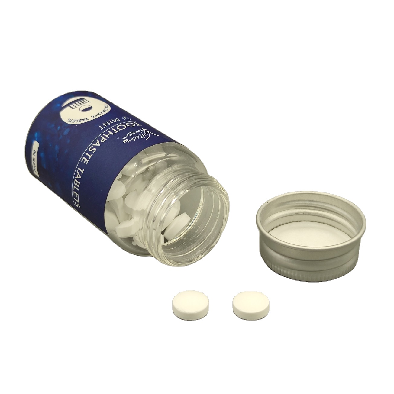 Hot Selling Teeth Whitening Chewable Private Label Solid Toothpaste Tablets