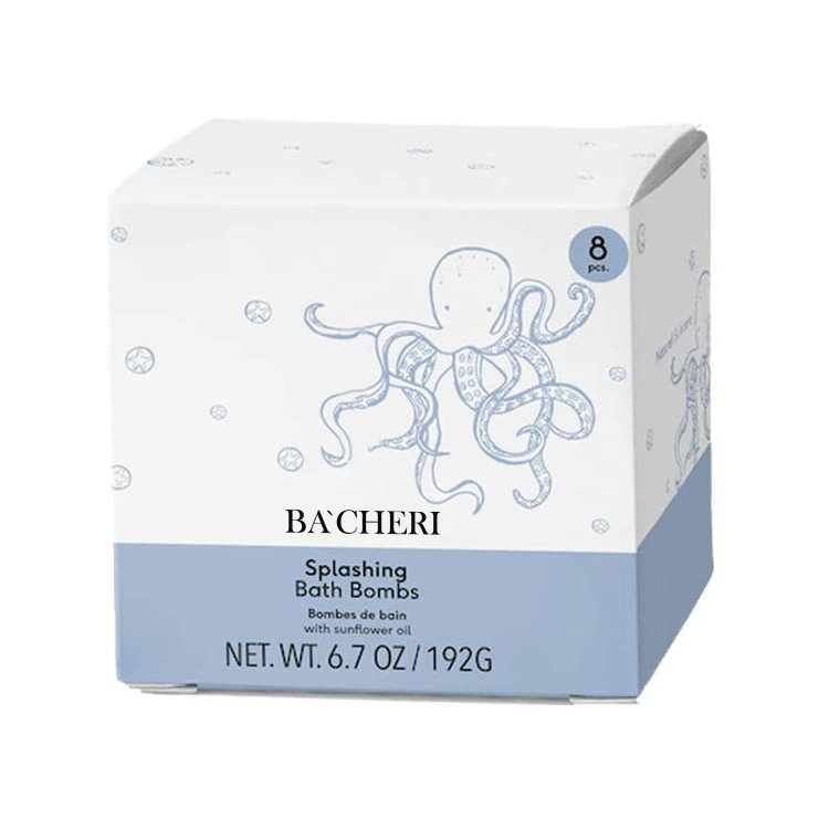 2021 OEM Private Label Baby skin care baby kids body wash Splashing Bath Bombs with sunflower oil