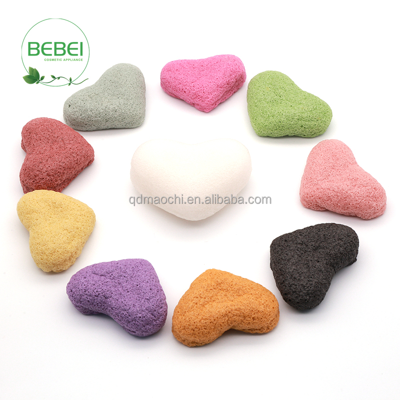 Hot Wholesale 100% Natural Konjac Facial Wash Cleaning Konjac Beauty Sponge