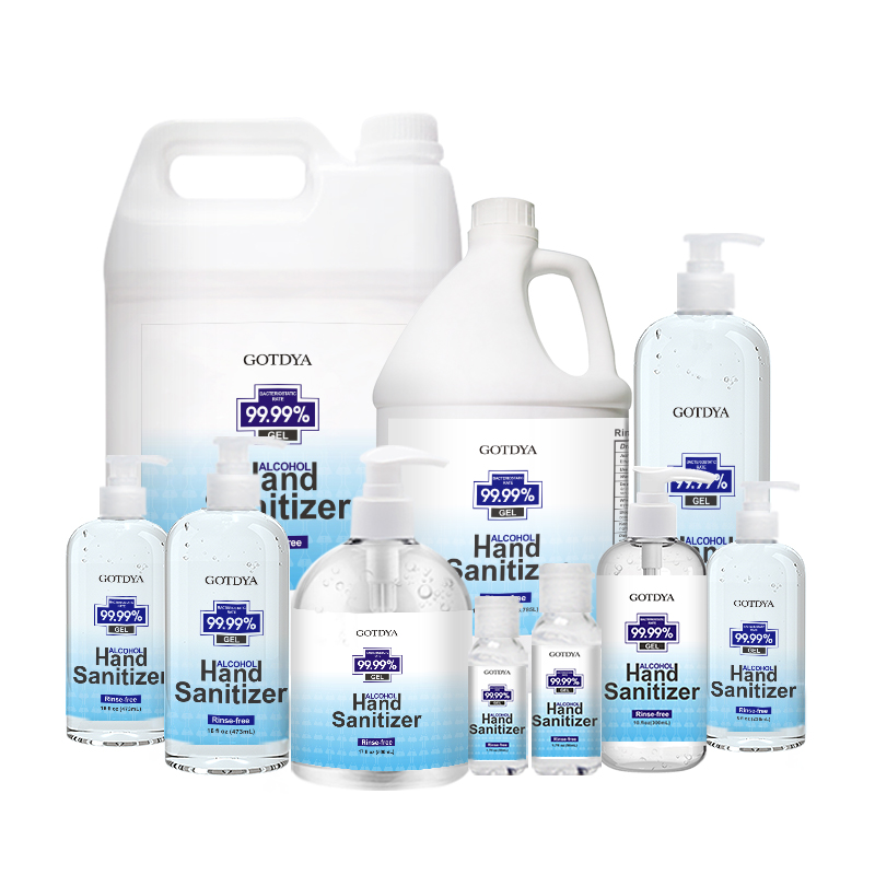 Gotdya спирт ручная sanitzer метка частного назначения гель sanitiser дезинфицирующее средство для рук