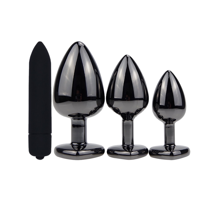 3 Size Stainless Steel Anal Plug Metal Butt Plug Large Set Waterproof Jewelry Beads Buttplug Adult Sex Toys for Women Man