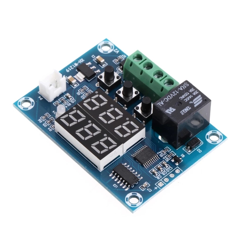 Dual LED Display Thermostat Temperature Controller Module Sensor DC 12V
