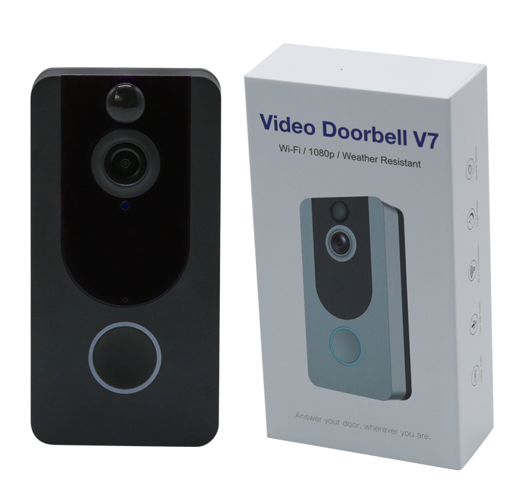 2021 Новый V7 видео дверной звонок wifi 1080P домашняя умная камера безопасности дверной звонок беспроводной дверной Звонок
