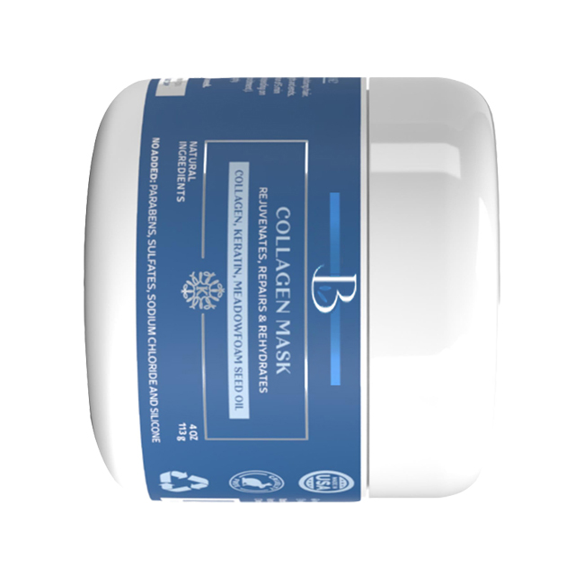Organic Hair Mask with Collagen Keratin Vitamin E for Repairing Damaged Hair Preventing Breakage and Irritation Control