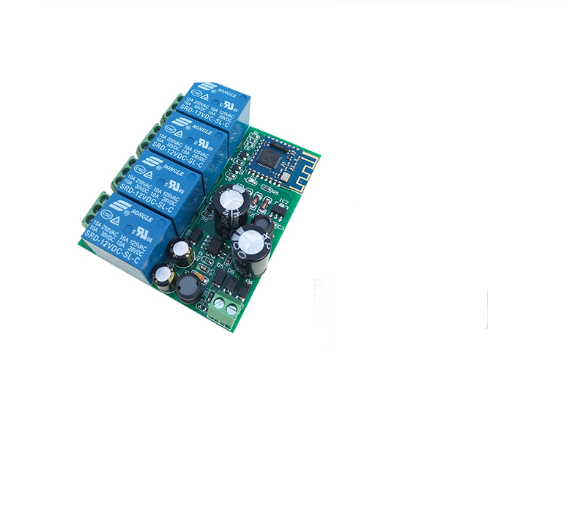 4CH 10A dc 5v YOINNOVATI Relay Switch module for iMobile  Phone APP IOS, Android wireless Remote Control Lock motor