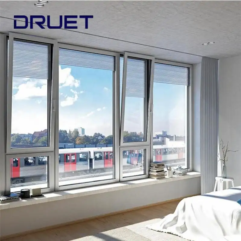 Double Tempered Glass Australia AS2047 Style Commercial Aluminum Casement Windows Home Windows And Doors
