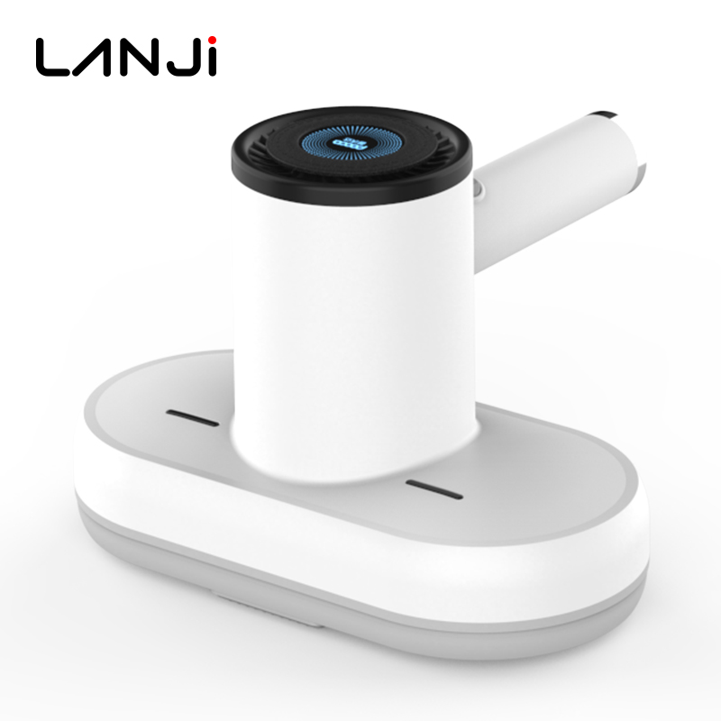 Беспроводной пылесос LANJI с УФ-клещей, HEPA ручной бытовой прибор для удаления пыли и клещей, стерилизация, для домашних животных, кроватей, подушек, матрасов, диванов