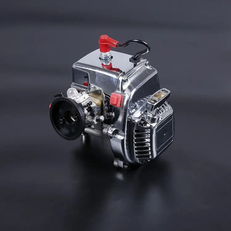 4 bolt 30.5cc Chrome Gas Engine with Walbro and NGK for 1/5 scale HPI KM ROVAN RC baja 81010