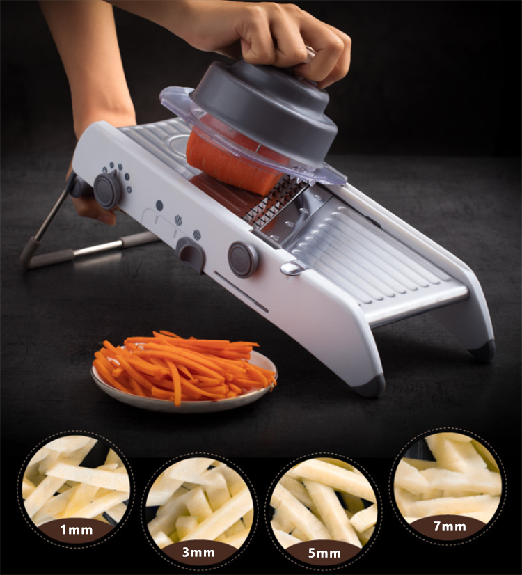 K&B Multifunctional Kitchen Stainless Steel Vegetable Food Slicer Grater Tool