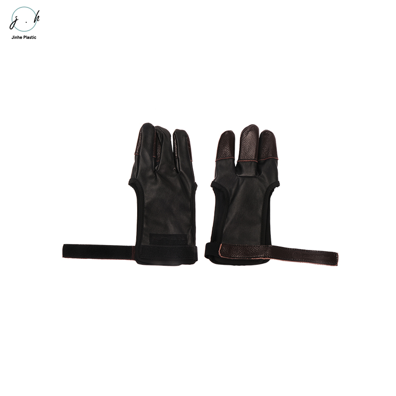 High Quality 3 Fingers Protection Leather Archery Tactical Fitness Shooting Gloves
