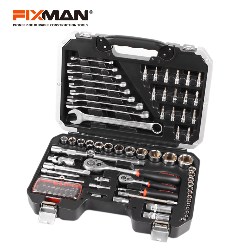 FIXMAN 95 шт мульти-функциональные профессиональный ручной инструмент Набор торцевых головок