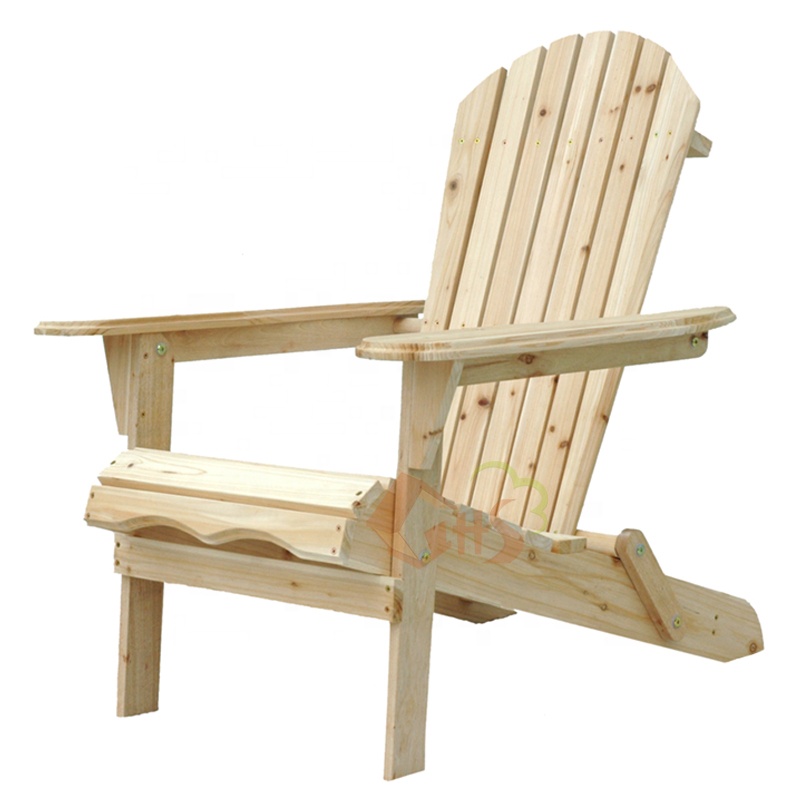 Деревянное уличное кресло-лягушка adirondack, шезлонг