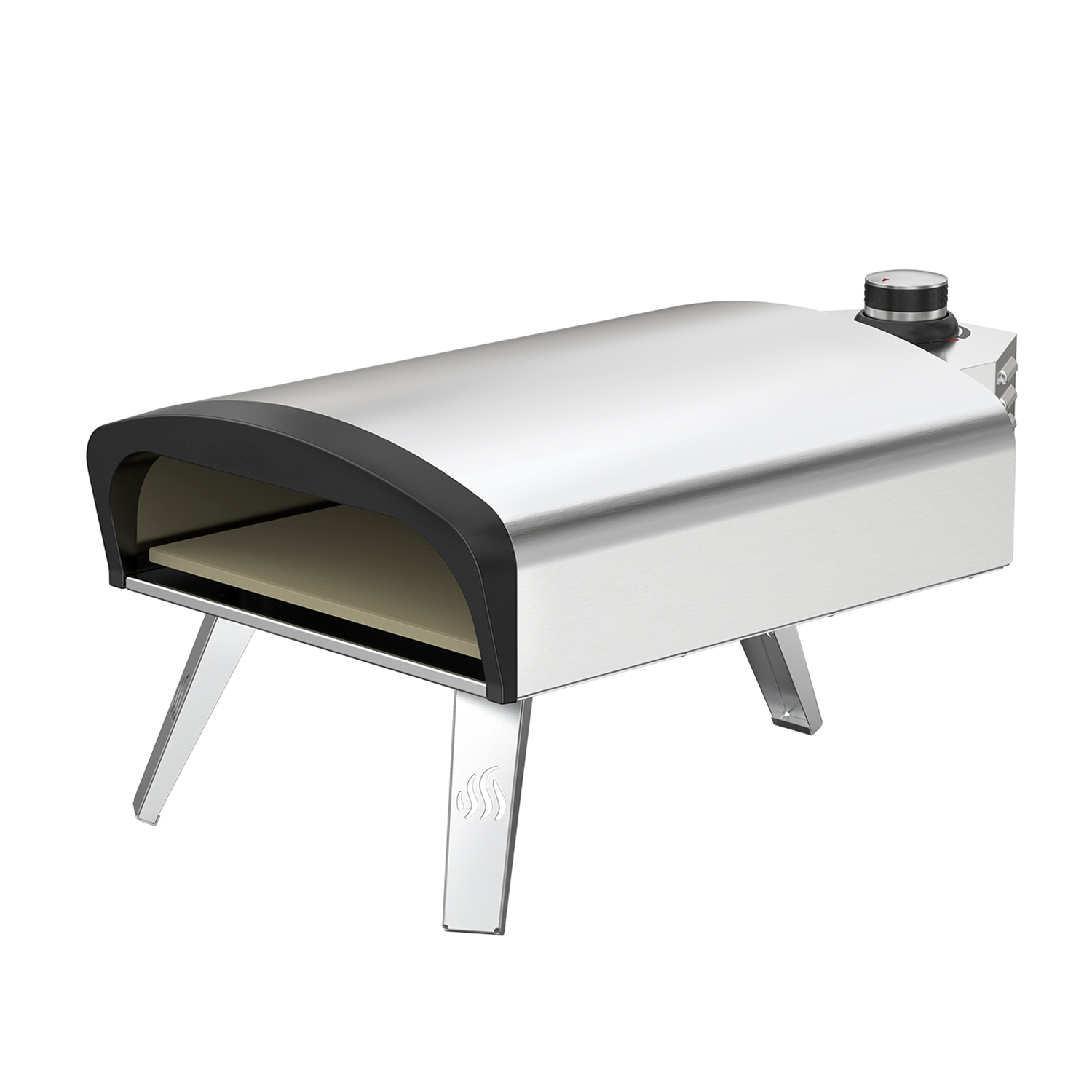 Stainless Steel Gas Pizza Oven Outdoor Garden kitchen Pizza Oven BBQ with Pizza Stone