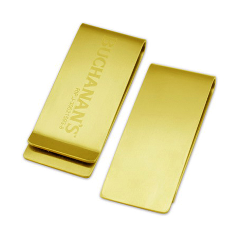 Artigifts Factory Wholesale Metal Crafts Designer Blank Zinc Alloy Money Clips Custom Logo Gold Metal Mens Money Clip