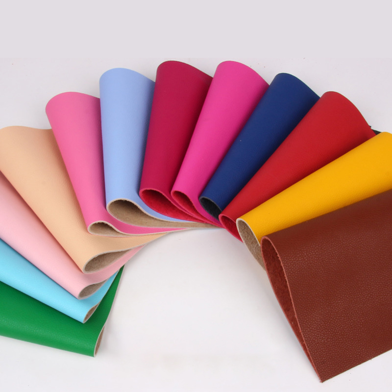 Wholesale 20x30cm Lychee pattern natural genuine cow leather fabric