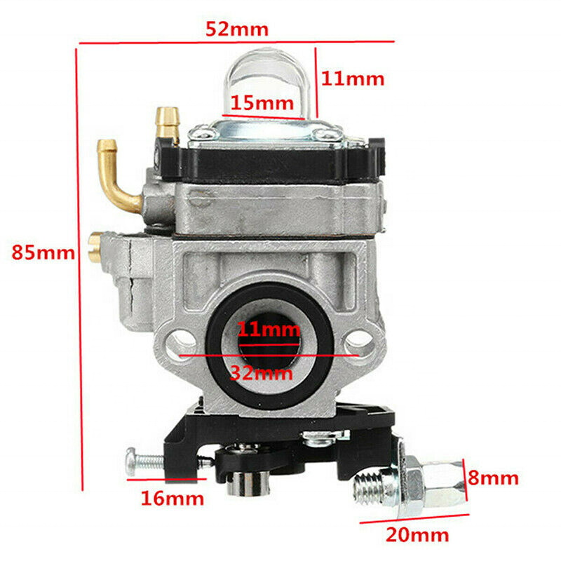 Carburetor Carb For 2-Stroke Engine 139F TU26 34F 36F Replace For Mitsubishi Tl26 TU26 CG330 Brushcutter RBC250 String Trimmer