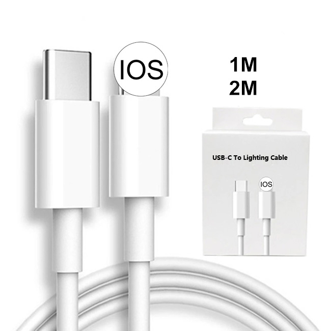 Горячая продажа 18 Вт 20 Вт быстрой зарядки 1 м 2 м кабель USB-C зарядный usb-кабель типа C для 8Pin освещение PD кабель для iPhone