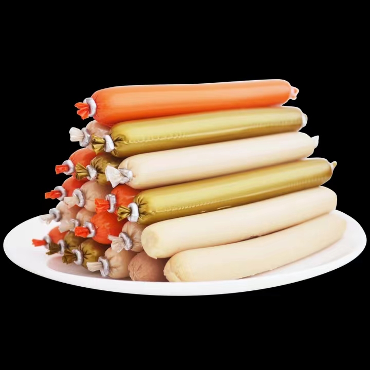 Amazon Best Selling Cheap Pet Food Fish Ham Sausages Cat Food Dry Pet Snacks Cooking Beef Sausage For Cat Treats /dog Food
