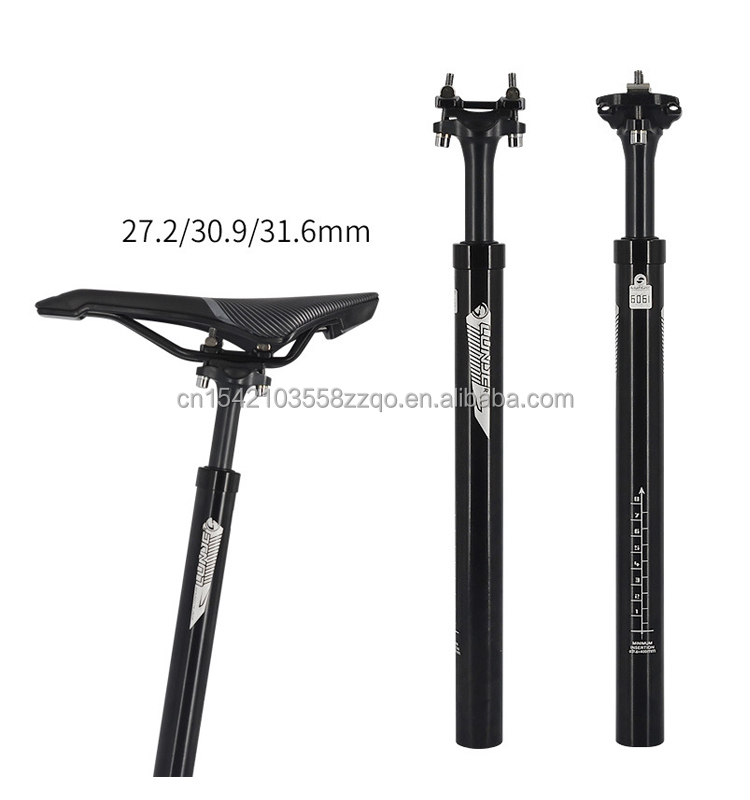 Best selling 27.2/30.9/31.6*400mm Aluminium MTB Dropper Suspension Damping Bicycle Seat Post Seatpost