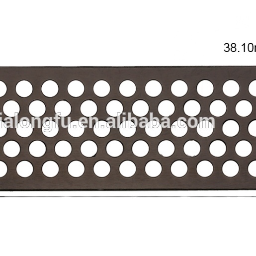 Sheet metal custom aluminium mesh grill with side tab