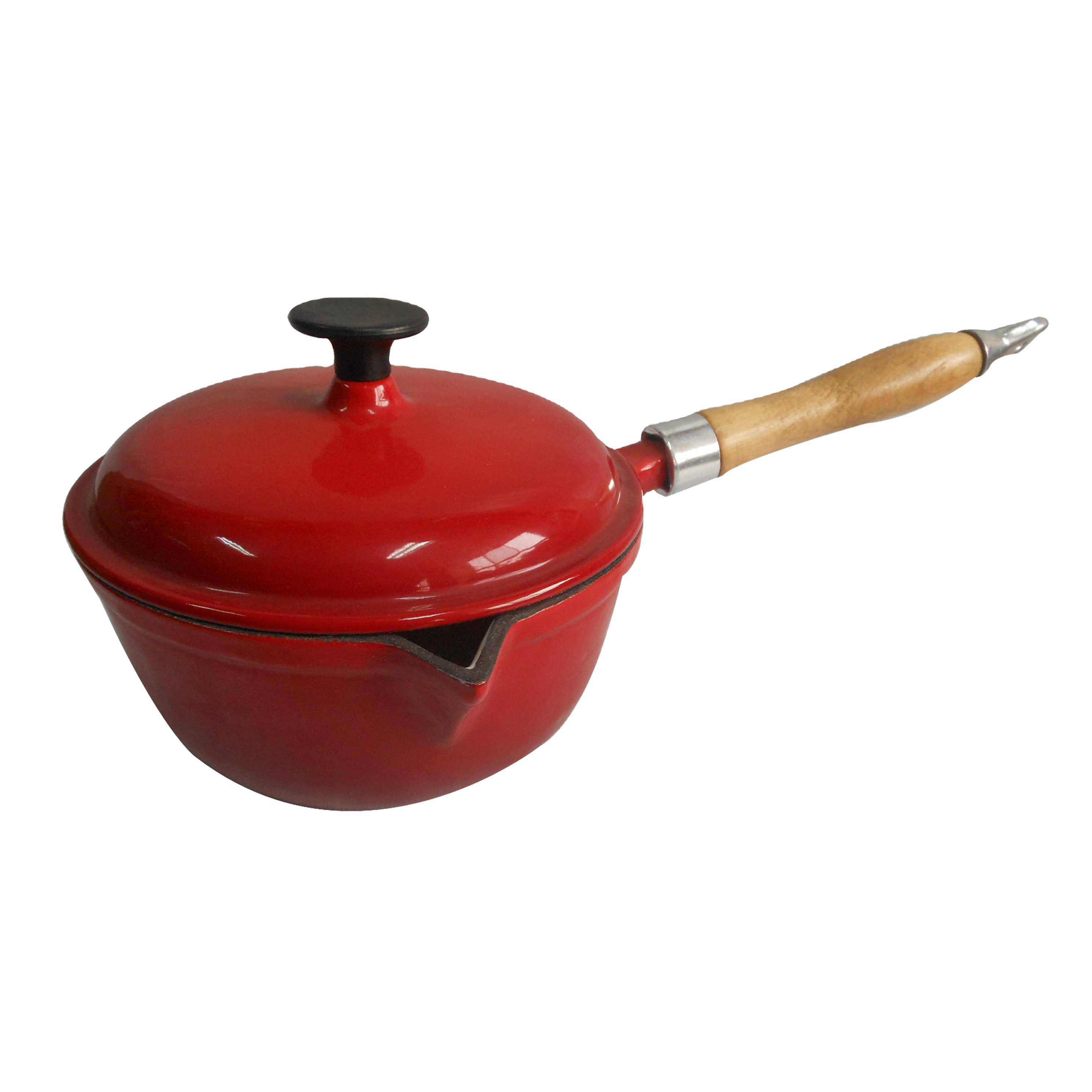cast iron enamel sauce pan/cast iron cookware
