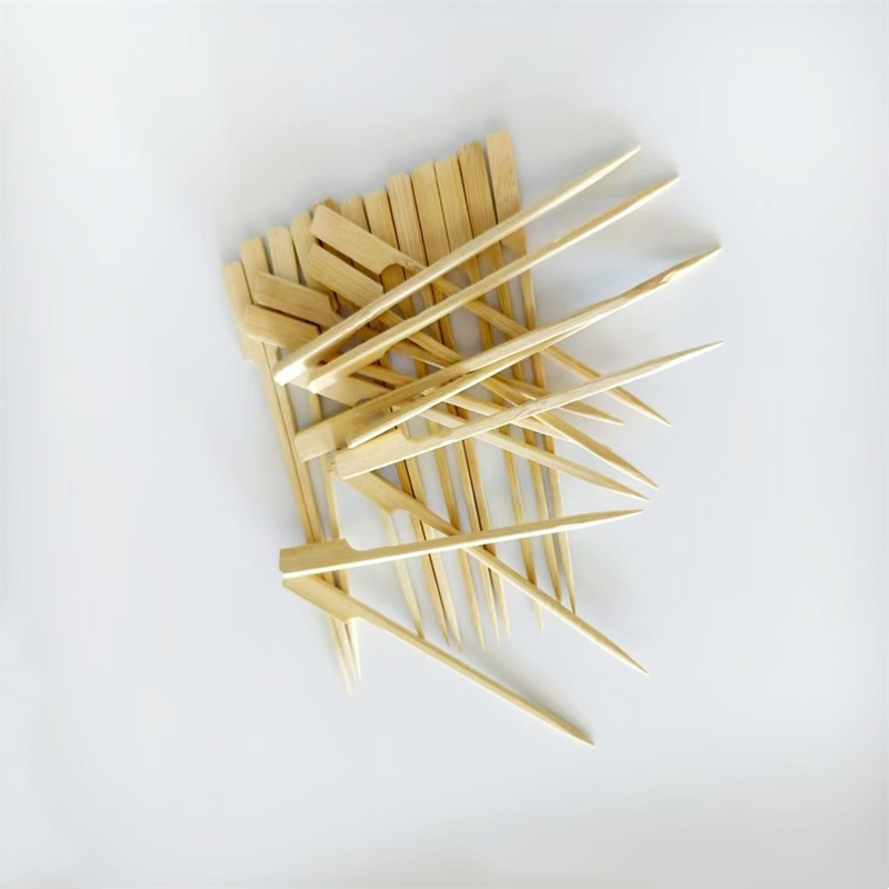2024 Hot China Wholesale Factory Cheap Healthy Kit Bamboo Teppo Skewers Wood Sticks For Cafe Shop