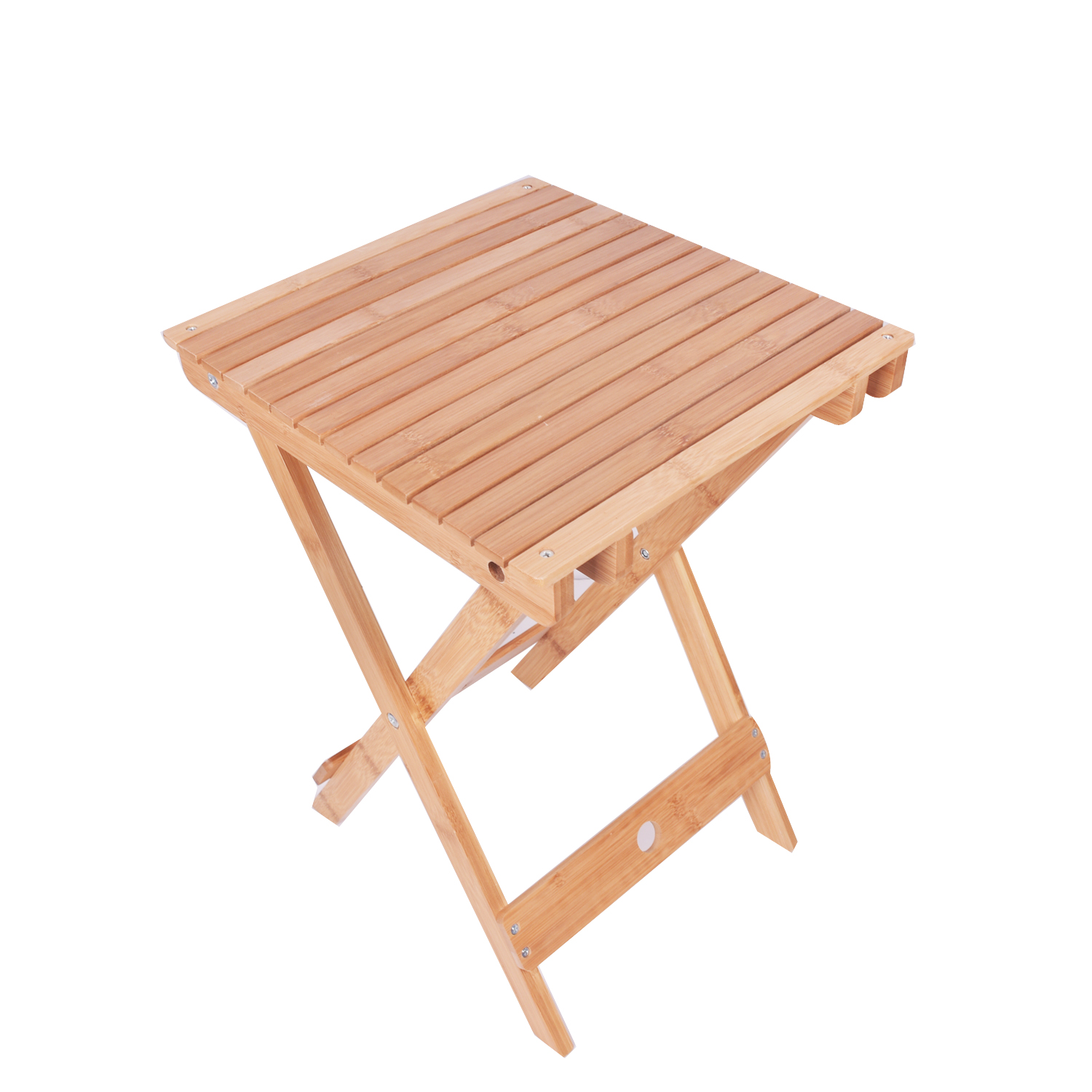 Natual Wood Seat Bench Bamboo Bathroom Folding Stool for Leg Shaving Shower Foot Rest