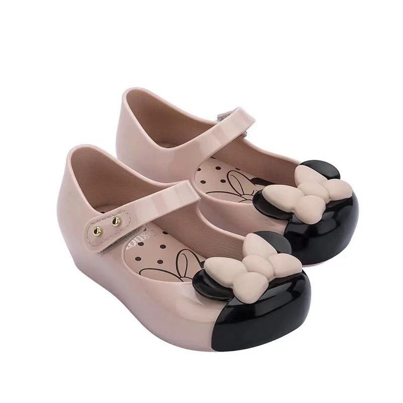 Новинка, детские туфли Melissa Mickey, желейные туфли с рыбьим носком для девочек, детские пляжные сандалии, 2021