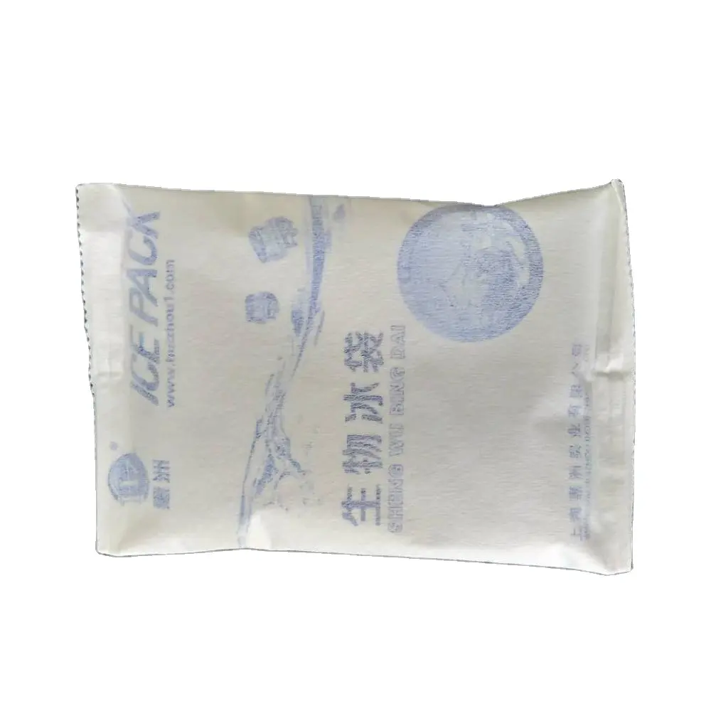 Shanghai huizhou non woven fabric for 250g gel ice pack wholesale cold chain transport ice pak