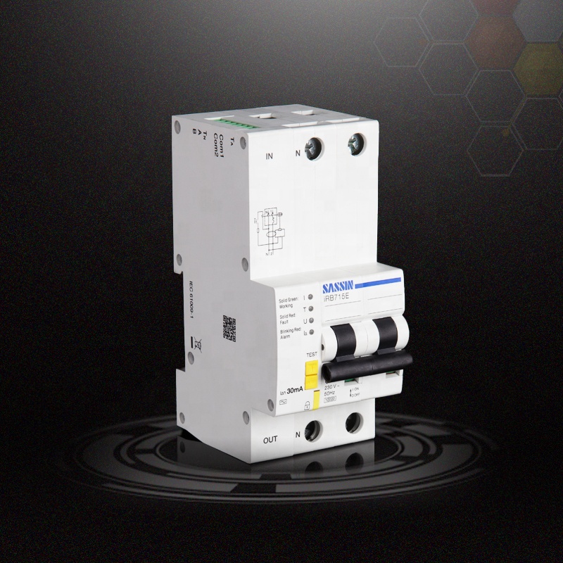 IRB715E SASSIN 30 мА 10kA IEC 61009-1 WIFI смарт-RCBO