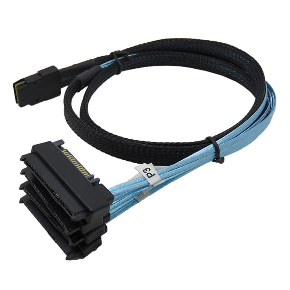 Внутренняя Mini SAS 36-контактный SFF-8087 до 4 SAS 29-Pin SFF-8482 кабель с 15 контактный разъем питания SATA провод с сердечником для SAS жесткого диска