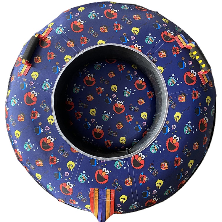 Round inflatable snow sled sledge for kids