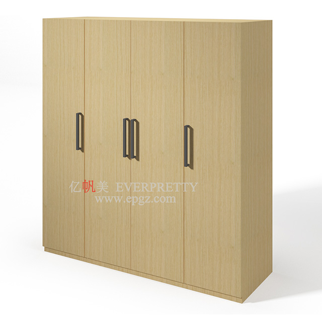 Modern Design 4-Doosr Durable Wooden Wardrobe for Student Use