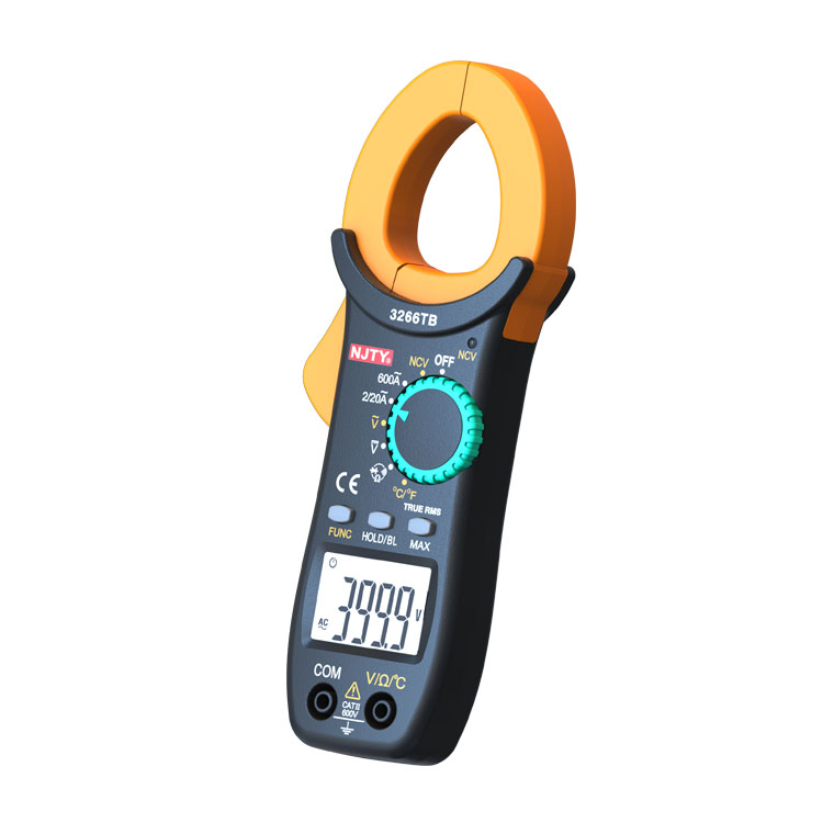Tools Auto-Ranging 600 Amp AC Digital Clamp Meter with Orange and Black