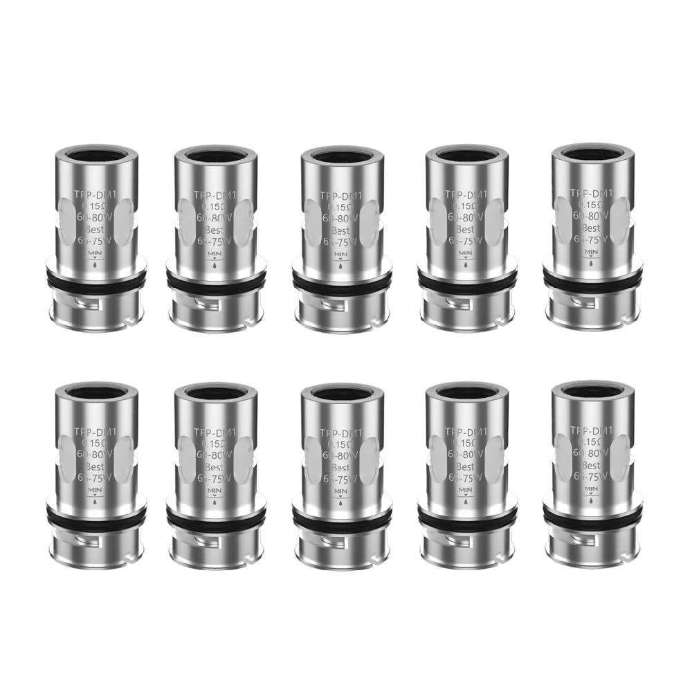 Voopoo TPP катушки 0.15ohm TPP-DM1 0.2ohm TPP-DM2 головка TPP DM1 DM2 ядро для электронная сигарета Перетащите 3 перетащите X плюс Pod Комплект для электронной сигареты