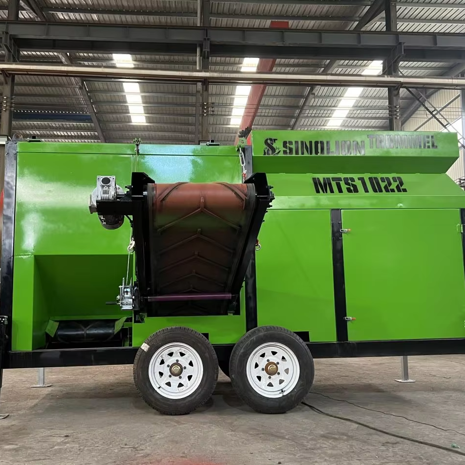 Rotations Hopper Heavy Duty Trommel Separation Screen for Aluminum Scrap