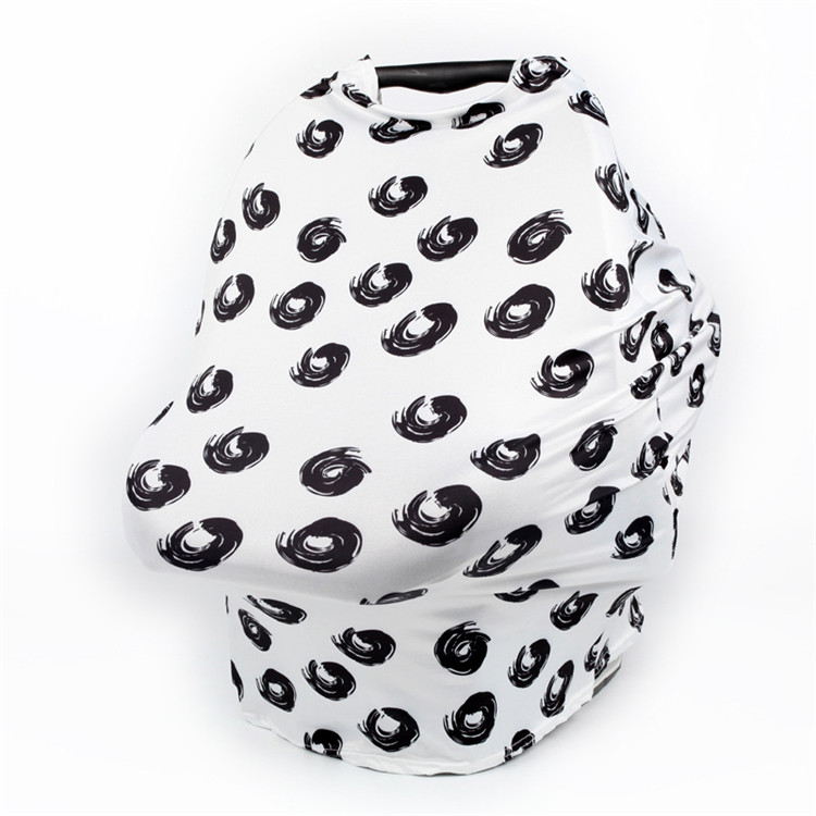 Мода multi-use baby car stretchy nursing cover