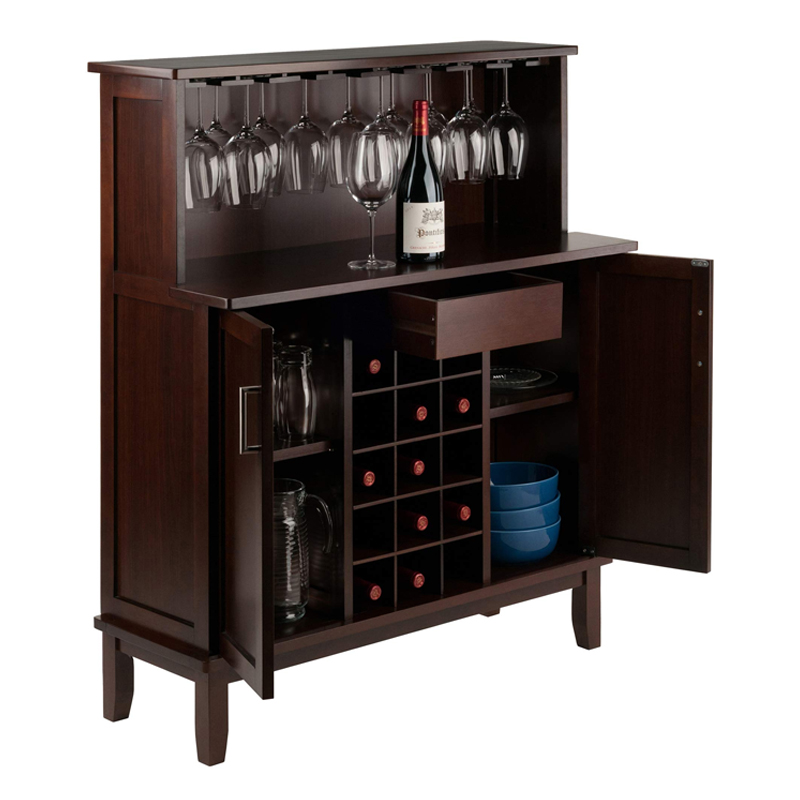 Popular Home Decor Mordern Wine Cabinet Living Room Furniture Home Bar Cabinet Buffet Wine Storage Cabinet Buffet Sideboard