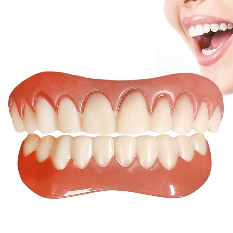 Идеальное покрытие зубов Smile, удобные виниры для зубов, набор верхних/нижних зубов
