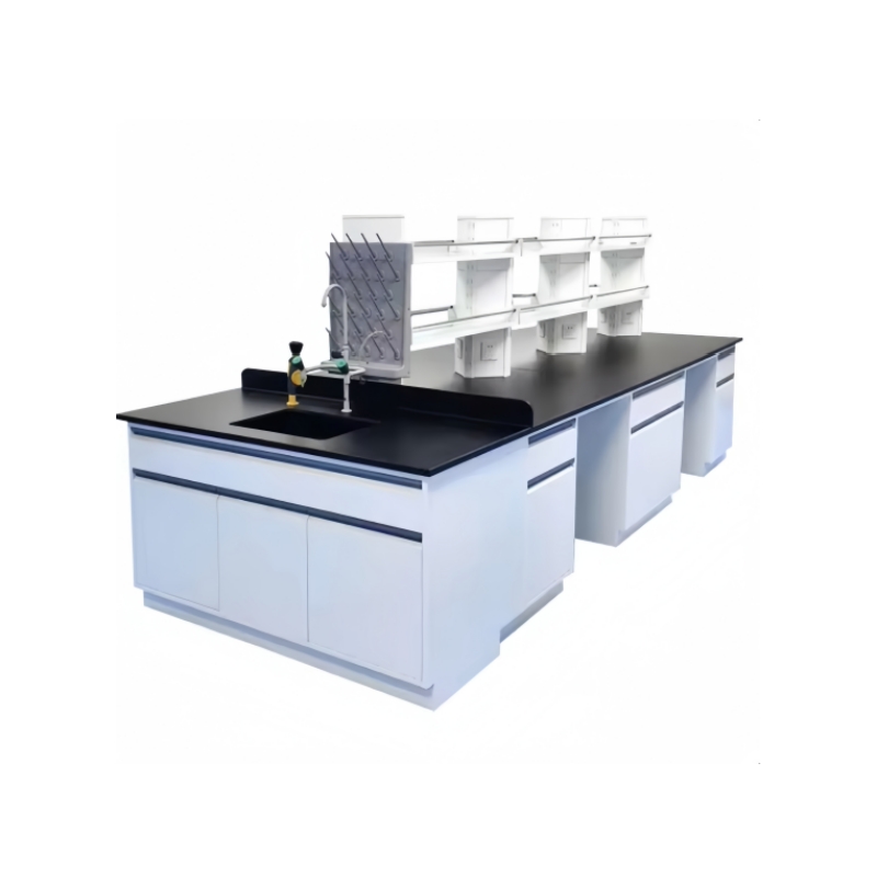 Side Laboratory Furniture Workbench Chemistry Test Table Epoxy Resin All-steel laboratory metal bench