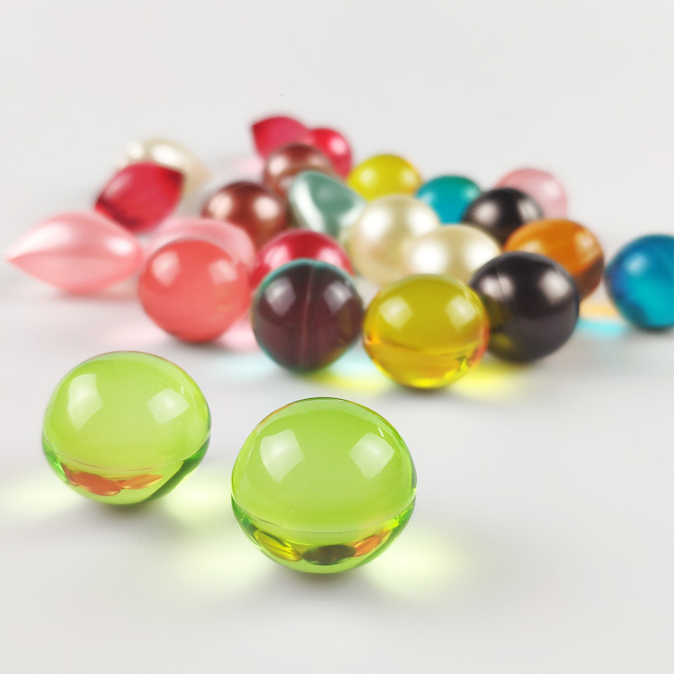 Natural Colorful Peals Bath Oil Beads Capsule Long Lasting Perfum Bath Oil Beads
