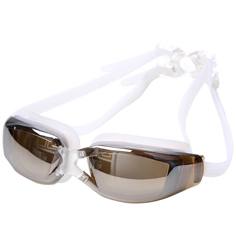 2017 Men Women Anti Fog UV Protection Swimming Professional Electroplate Waterproof Swim Glasses Outdoor