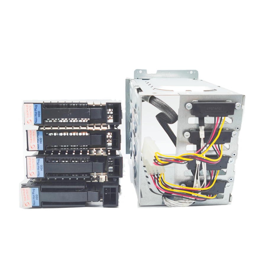 637214-001 ML110 Non Hot Plug Hard Drive Cage G7 with cables and tray for ML110G7 3.5 inch SAS SATA server