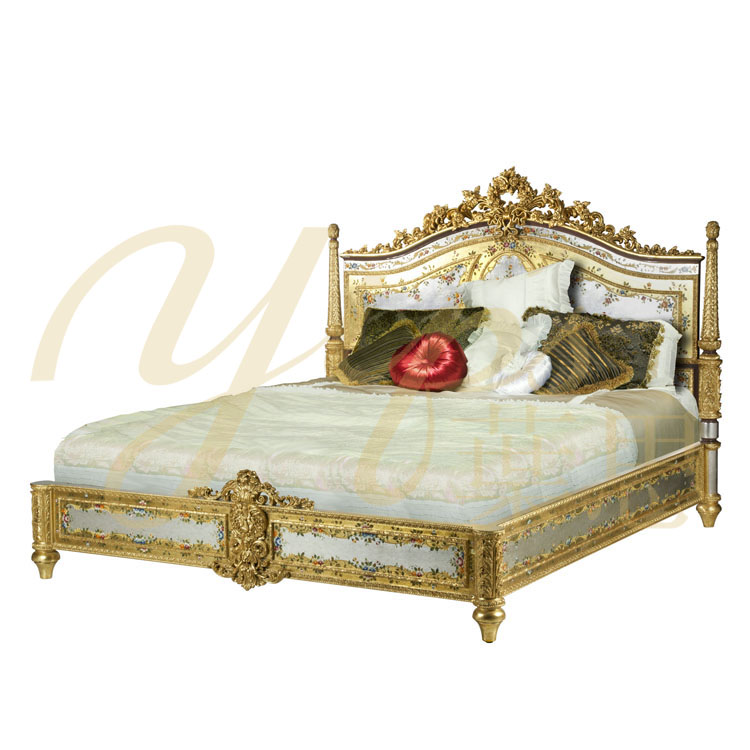 Yips LD-1703-1505 европейская серия, ручная роспись, роза, набор мебели для спальни 2 м, роскошная классическая кровать