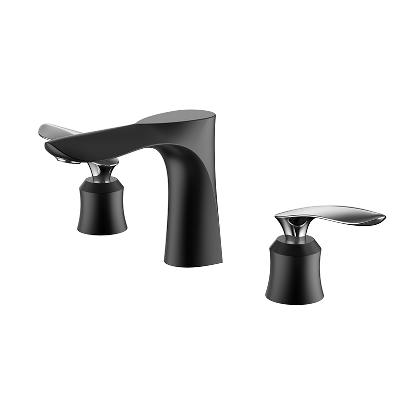 Cheap New Stylish Black Silver White White+Gold Black+Silver Gold Black+Gold Brass Leadfree Basin Faucets Single
