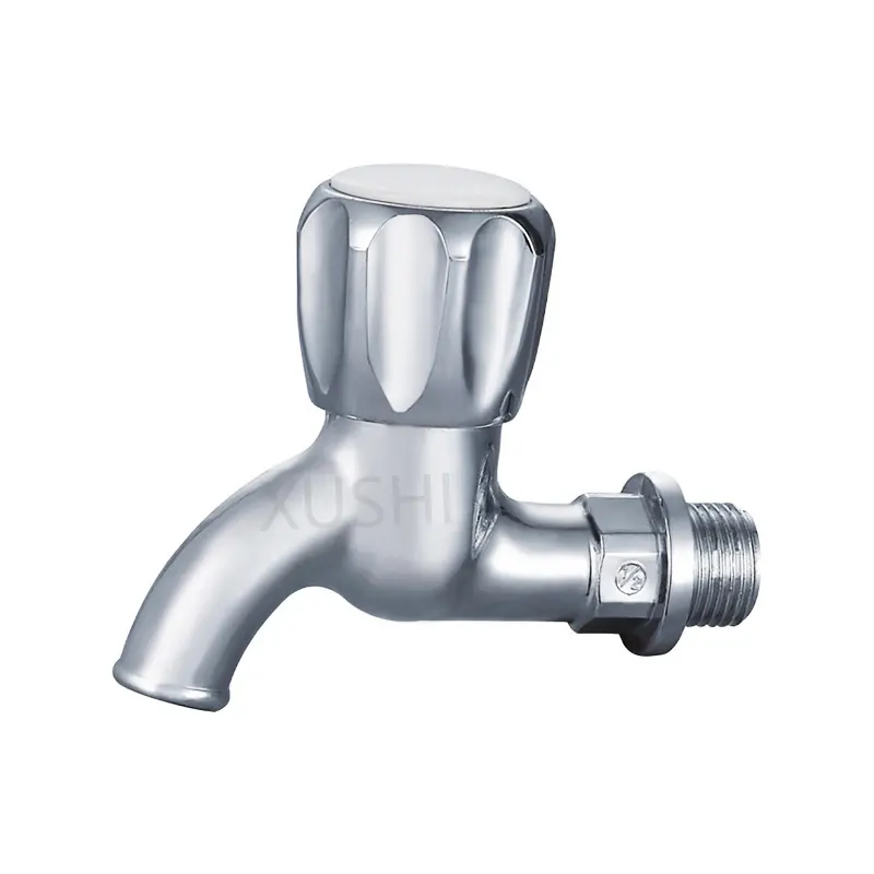 Plastic ABS bibcock Chrome Plated fast opening zinc color Faucet