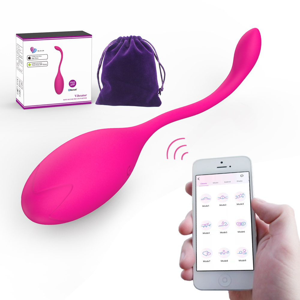 Love Egg Vibrator Soft Silicone Adult Sex Toys Phone APP Control 10 Vibration Vibrating Egg for Women