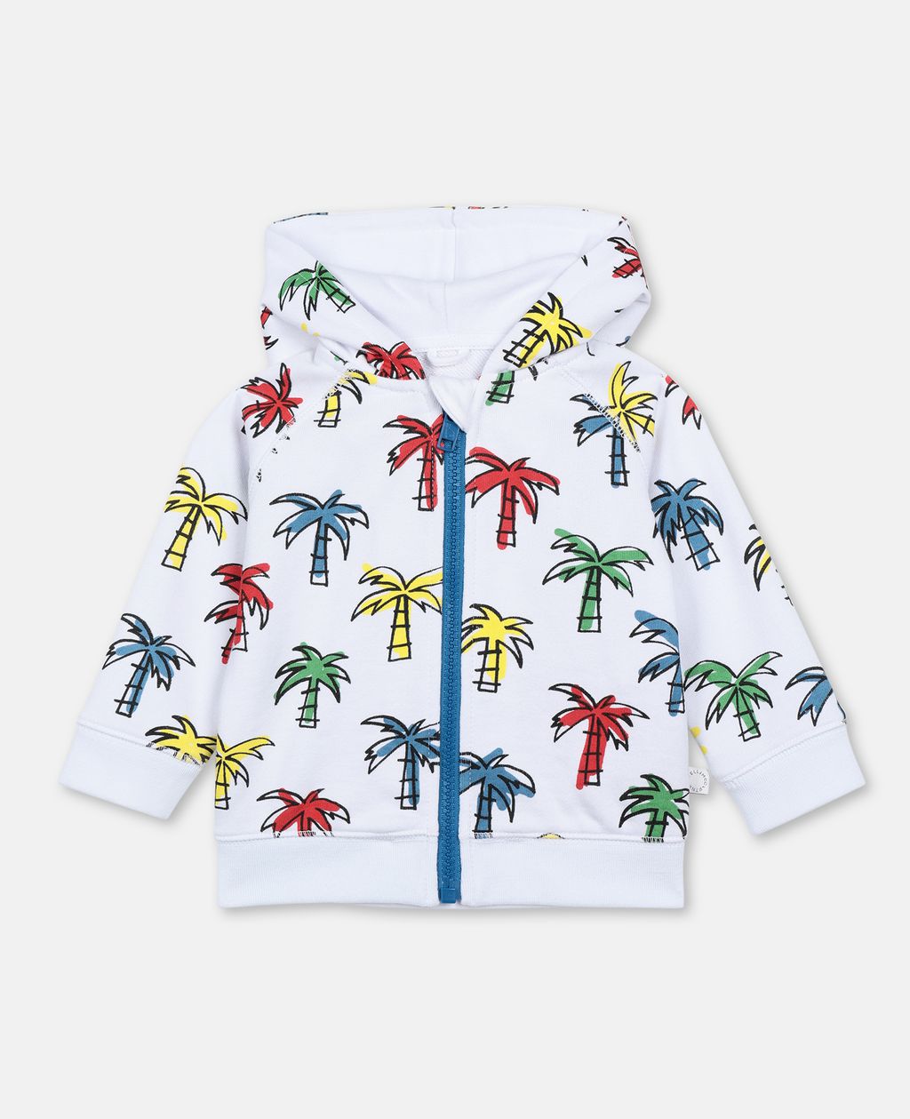 Хлопковая толстовка с капюшоном Timtex Doodly Palms